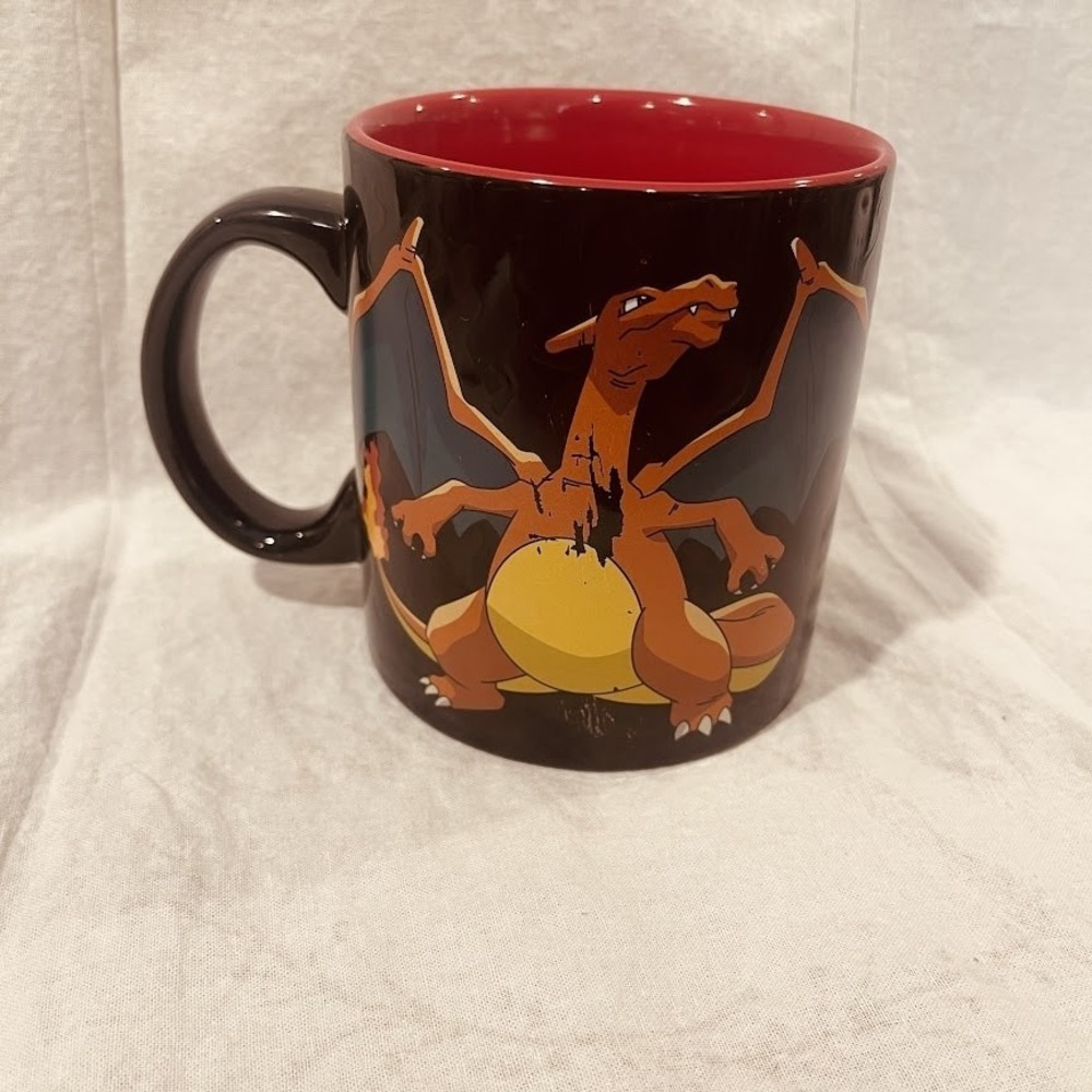 Pokemon Evolution Coffee Mug Charizard Charmander Charmeleon Just Funky 14oz Cup